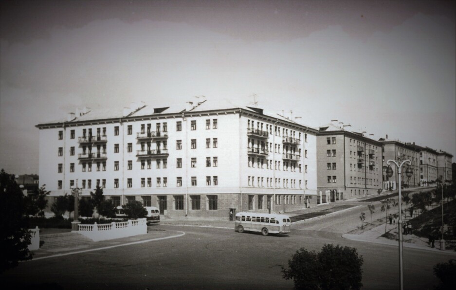 Улица Стефана Батория. г.Гродно. 1960 г.